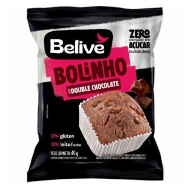 Imagem de Bolinho Double Chocolate Zero Açúcar Belive 40g