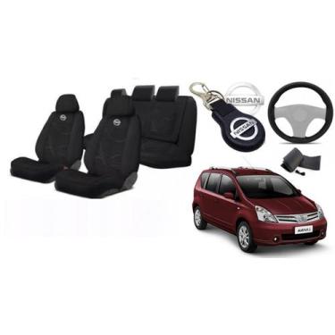 Imagem de Kit Exclusivo Personalizado Livina 09-14 + Volante + Chaveiro - Iron T