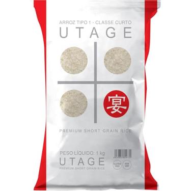 Imagem de Arroz Japonês para Fazer Sushi Grão Curto Premium Tipo 1 Utage 1Kg - Vietnã