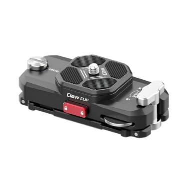 Imagem de Suporte de Montagem Rápida Ulanzi Fast Claw Clip, Liga de Alumínio, Capacidade 2,5kg, Rosca 1/4", Fecho Magnético, Fixação em Cinto ou Mochila p/Câmeras Fotográficas e de Vídeo