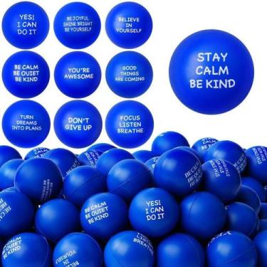 Imagem de Stress Balls SHQDD 54PCS Motivational para adultos e crianças