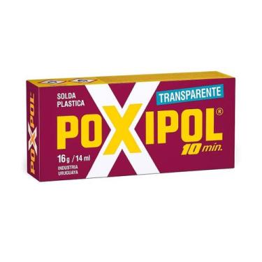 Imagem de POXIPOL TRANSPARENTE 16 gr 10 minutos - POXIPOL
