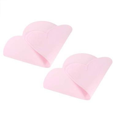Imagem de YOUTHINK Jogo Americano de Placa de Alimentação, Tapetes de Mesa de Silicone Com Formato de Nuvem, Jogos Americanos Resistentes Ao Calor para Bebês e Crianças, 2 Peças 10,6 X 18,7 pol. (Rosa)