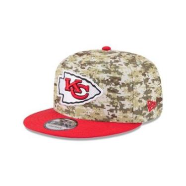 Imagem de Boné New Era 9FIFTY Kansas City Chiefs NFL Salute Service 2025 Militar-Masculino