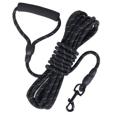 Imagem de Leash Vivifying 6M Floating Reflective Dog Lead Black