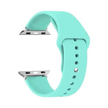 Imagem de Pulseira De Silicone Para Apple Watch 44mm 45mm 40mm 41mm 42-38mm, Bra