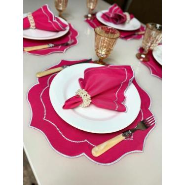 Imagem de Jogo Americano Exclusivo Souplast Guardanapo Bordado Vários Modelos - 