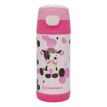 Imagem de Garrafa Térmica Top Handle 350Ml Vaquinha Zuzu Zona Criativa