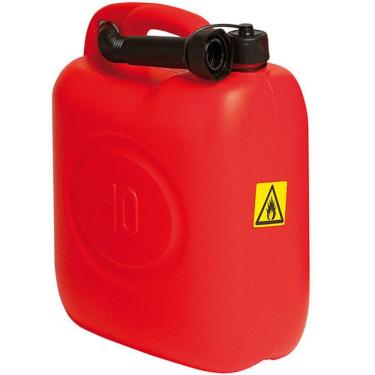 Imagem de Galão Reservatório De Combustível Em Plástico Vermelho 10L