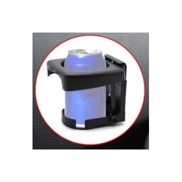 Imagem de Porta Copos e Latas Preto Universal Para Carro Ônibus Caminhão Casa Barco Van