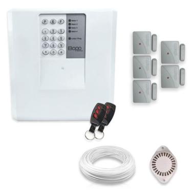 Imagem de Kit Alarme Residencial Bopo 5 Sensores Magnéticos Sem Fio - Bopo Eletr