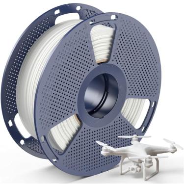 Imagem de SUNLU Filamento PLA leve de 1,75 mm, 0,8 kg, LW-PLA 350 m de baixa densidade, filamento ativo de espuma 3D para impressoras 3D de aviões RC e cosplay, adequado para a maioria das impressoras 3D