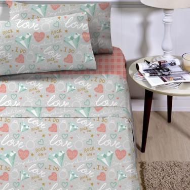 Imagem de Jogo de Lençol Planeta Mágico Solteiro 3 Peças Infantil Estampado - Diamante - 100% Poliéster