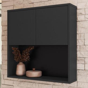 Imagem de Armário de Banheiro Budapest 2 Portas Grafite - Art In Móveis