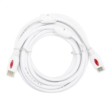 Imagem de Cabo Hdmi 2.0 4k Ultra Hd 3d, Branco - 5 Metros