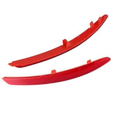 Imagem de Refletor de para -choque Traseiro do Carro, Abdominais Premium, Ajuste Direto para, Fácil Instalação, Apenas Sedãs, Refletor de 2 X Com Frente e Direita, Feita de Casca Abs