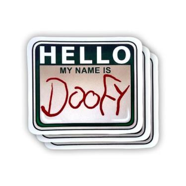 Imagem de (3 peças) Adesivo Special Officer Doofy com frases motivacionais sarcásticas com citação humorística decalque de vinil para Kindle, laptop, garrafa de água, capacete rígido de telefone, adesivo de