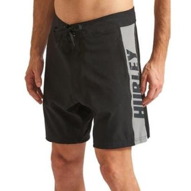 Imagem de Bermuda Àgua Hurley Fast 18" Preto-Masculino
