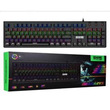 Imagem de Teclado Gamer Mecanico Dracarys Kgdb Switch Azul Rbg - 1Hora