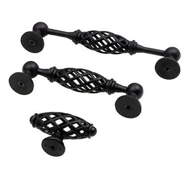 Imagem de Puxadores de gaveta de armário de liga de zinco de cobre puxadores de gaveta puxadores de porta de guarda-roupa puxador de móveis 1 peça acessórios de móveis (cor: 6161-5,8)