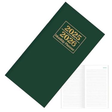 Imagem de Agenda 2025-2026, diário de planejamento estudantil | Diário organizador de agenda portátil para faculdade escolar, caderno acadêmico de 24 meses