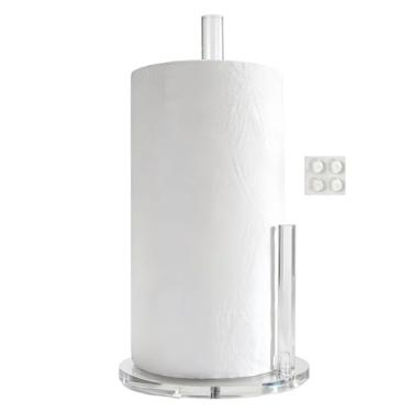 Imagem de Porta-Rolos De De Cozinha De Pé,Organizador De Prateleira Para | Dispensador Em Pé Para Rolos De Toalha | Para Apartamento Cozinha Casa De Banho Quarto De Bebé Mesa Armário