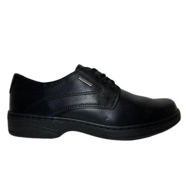 Imagem de Sapato social pegada masculino em couro 121271, Preto, 41