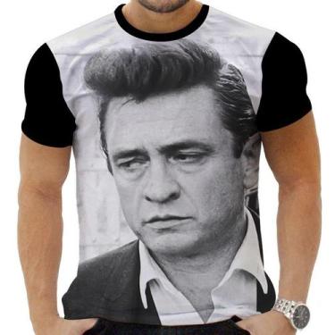 Imagem de Camiseta Camisa Personalizada Rock Clássico Johnny Cash 5 - Obsidiana 