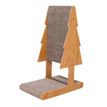 Imagem de FJMQHU Cama Arranhadora para Gatos em Formato de T, Arranhador de Papelão Ondulado para Gatos, Aconchegante, Ao Desgaste, Proteção para Suprimento, Style B