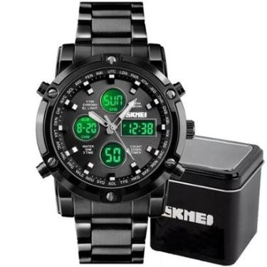 Imagem de Relógio Masculino Skmei 1389 Á Prova D'água 30m Digital Esportivo Luxo-Masculino