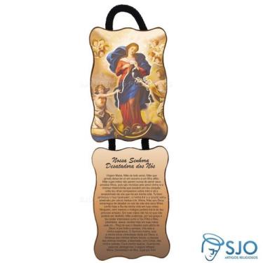 Imagem de Adorno de Porta Retangular - Nossa Senhora Desatadora de Nós - SJO Art