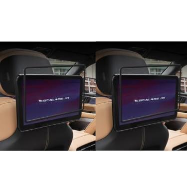 Imagem de Protetor de tela de silicone para sistema de entretenimento do banco traseiro Cadillac Escalade 2021-2026, protetor de borda macia à prova de choque, capa antichoque para encosto de cabeça do banco