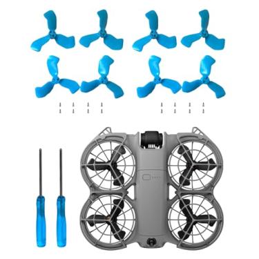 Imagem de 8Pcs Propellers for DJI Neo 2 – PC Replacement Propeller Blades, Lightweight Quiet Low-Noise Design, Durable Flexible Drone Spare Parts,Blue