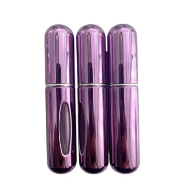Imagem de Kit 12 Ou 6 Ou 3 Frasco De Perfume Recarregável 5ml(Roxo,12 unidade)