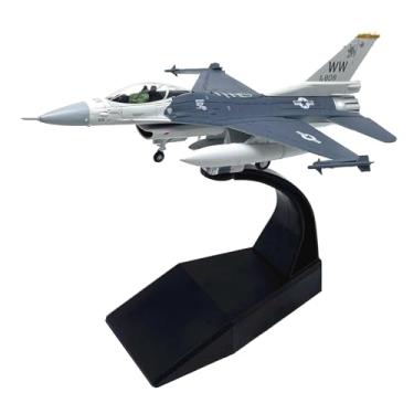 Imagem de CHICHIYANG 1:100 US Air Force F-16C Falcon Fighter Model Alloy High-Simulated Fighting Aircraft Collectibles for Home Decoration