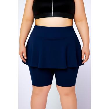 Imagem de Bermuda Saía Babado Plus Size Tapa Bumbum Fitness Em Suplex WOLFOX-Feminino