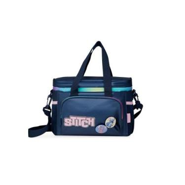 Imagem de Lancheira Térmica Feminina Stitch Azul - Disney, U, Azul