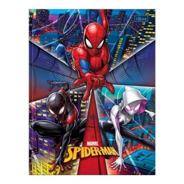 Imagem de Caderno Universitário Brochura Homem Aranha 80 Folhas Tilibra, Modelo 