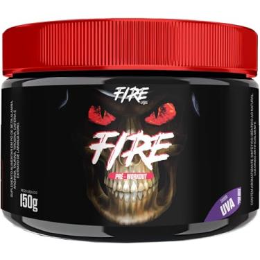 Imagem de Absolut Nutrition, Pré-treino complementado com Beta-alanina, Arginina, Taurina, e Cafeína, Sabor uva, Fire, 150 gramas