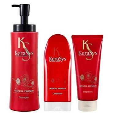 Imagem de Kit Shampoo + Condicionador + Tratamento Kerasys Oriental Premium-Unissex