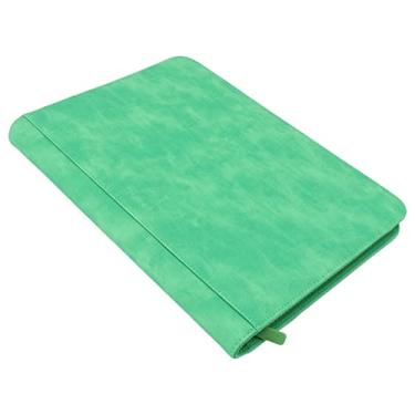 Imagem de KIMISS Pasta de Cartões Colecionáveis ​​Com 9 Bolsos para Coleção de 360 ​​Cartões – Pasta de álbum Com Fecho de Correr e Mangas, Ideal para de Esportes, de Jogo e Muito Mais (Verde Fluorescente)
