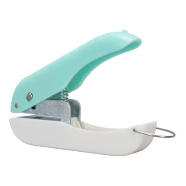 Imagem de AYNEFY Punto do Orifício, Perfurador de Papel Quadrado Poncelador de Papel Handheld Papel Punch Punch Scrapbooking Fooler Ferramenta para Papel de Papel de Esponja de Papel e Papel