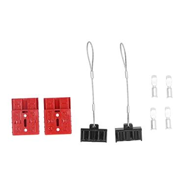 Imagem de Hyuduo Kit de Tomada de Conector Rápido de Bateria, Conectores de Cobre Banhados a Prata Com Capa de Policarbonato, 50a 12-36v Dc para Corrida de Caminhão de Barco de Carro