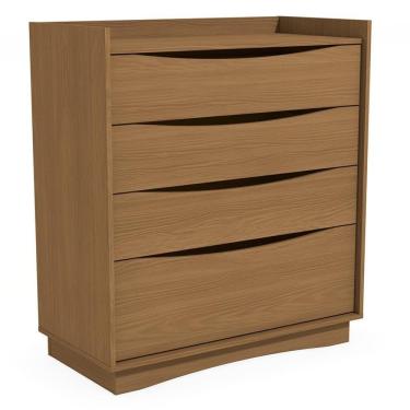 Imagem de Comoda 4 Gavetas 91 Cm M260 Kappesberg Canela