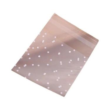 Imagem de Sacos Plásticos Transparentes De Celofane Com Bolinhas 100PCS Autoades