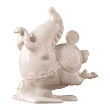 Imagem de WeiLaiKeQi Pequeno queimador de incenso em miniatura de cavalo, peça central para mesa, mini incensário para varetas de incenso, para casa de chá ou lareira, Branco