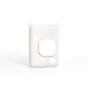 Imagem de Capa de silicone para instax mini liplay, capa protetora para câmera, capa macia (branca)