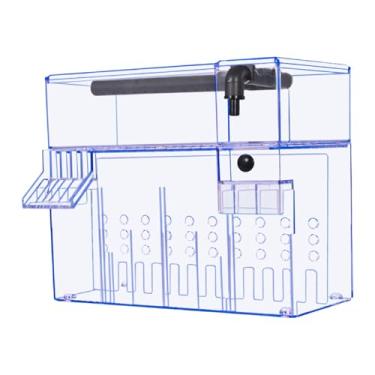 Imagem de Generic Caixa de filtro para aquário com tampa, fácil de instalar, transparente, para pendurar em aquários de tartarugas, acessórios para aquário para sala de, 26 Cm X 13.5 Cm X