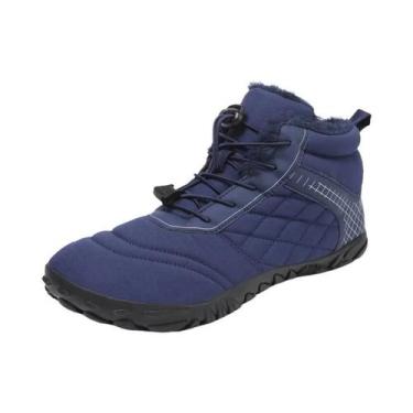 Imagem de Botas De Inverno Unissex Para Caminhada, Slip On, Quentes, Impermeávei