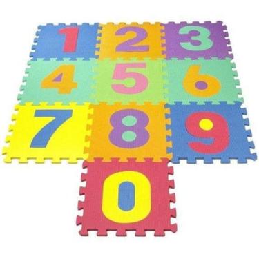 Imagem de Brinquedo Tapete Educativo em EVA 10 Peças Números - 99 Express